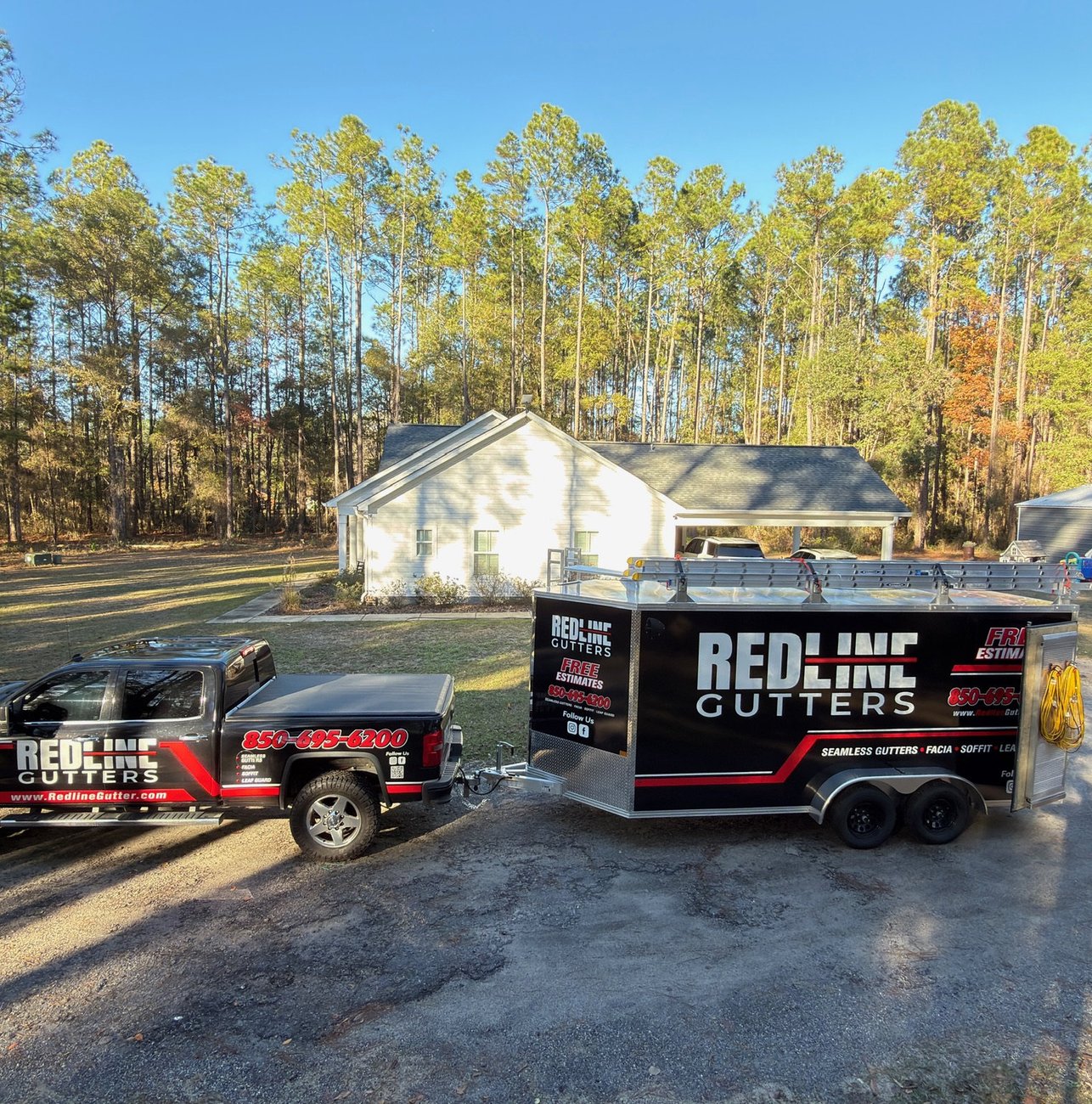 Seamless gutter installed on a home in Bainbridge, GA